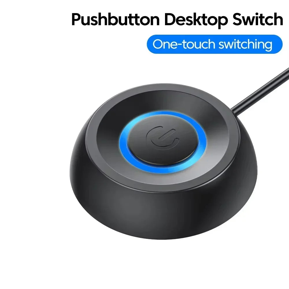 External PC Power Switch Button with LED