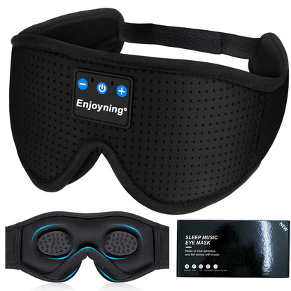 3D wireless headphone sleep eye mask