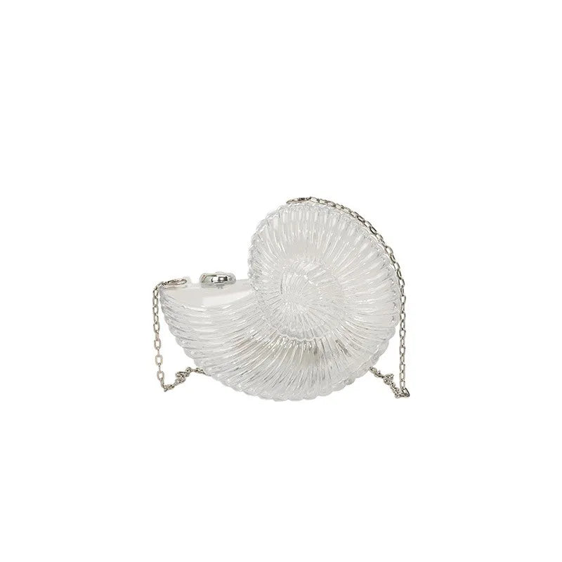 Seashell Acrylic Evening Bag
