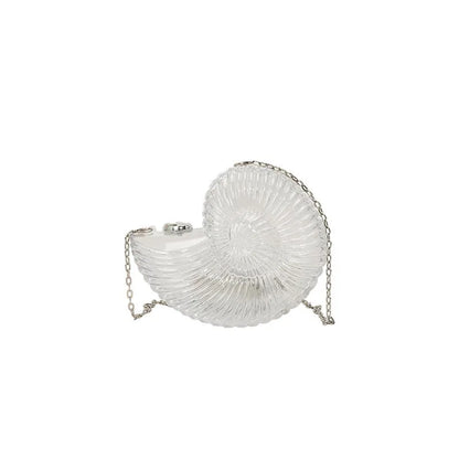 Seashell Acrylic Evening Bag