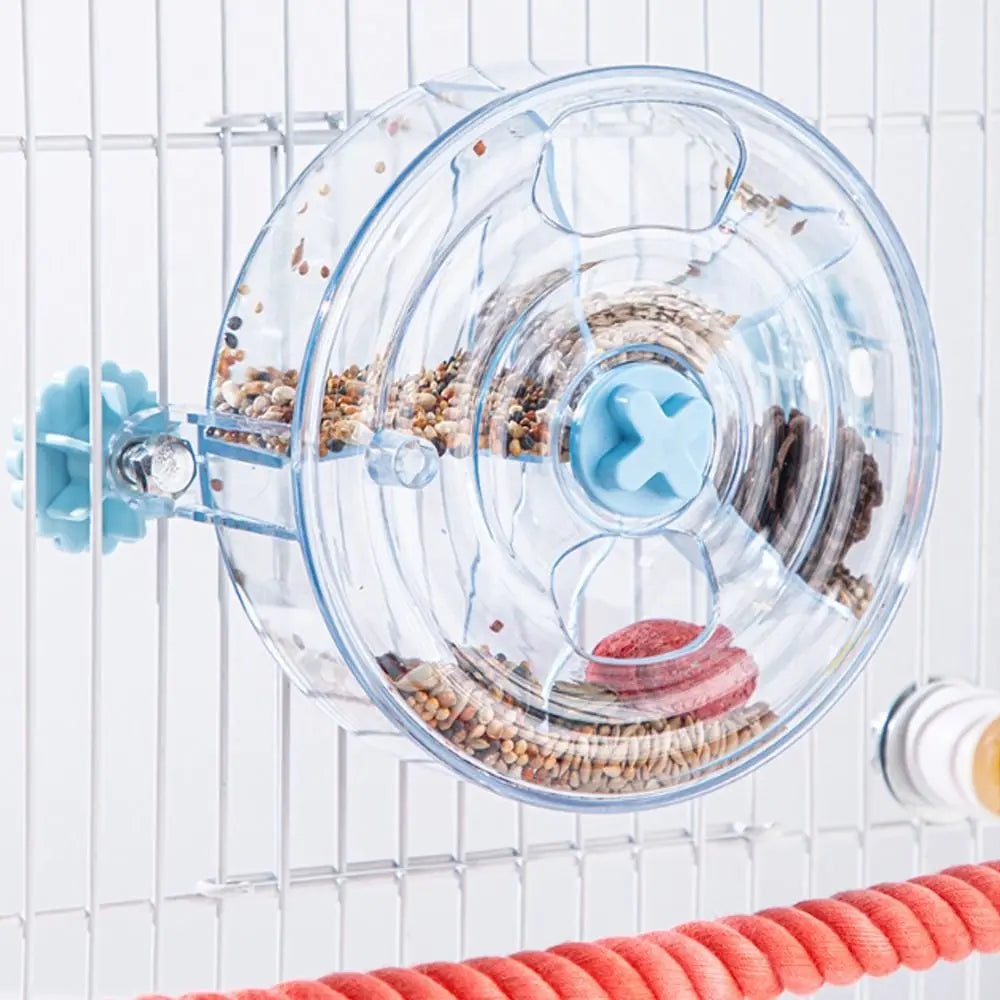 Interactive Bird Foraging Wheel Treat Feeder