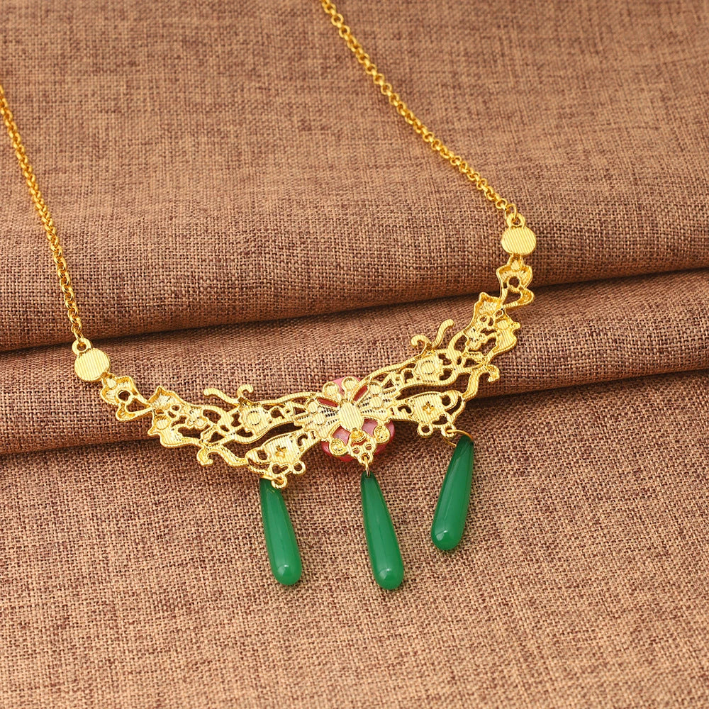 Anime Maomao Earrings & Necklace Accessories Set