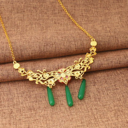 Anime Maomao Earrings & Necklace Accessories Set