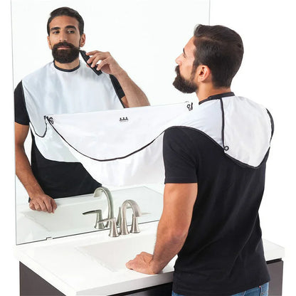 Beard Shaving Apron Hair Catcher