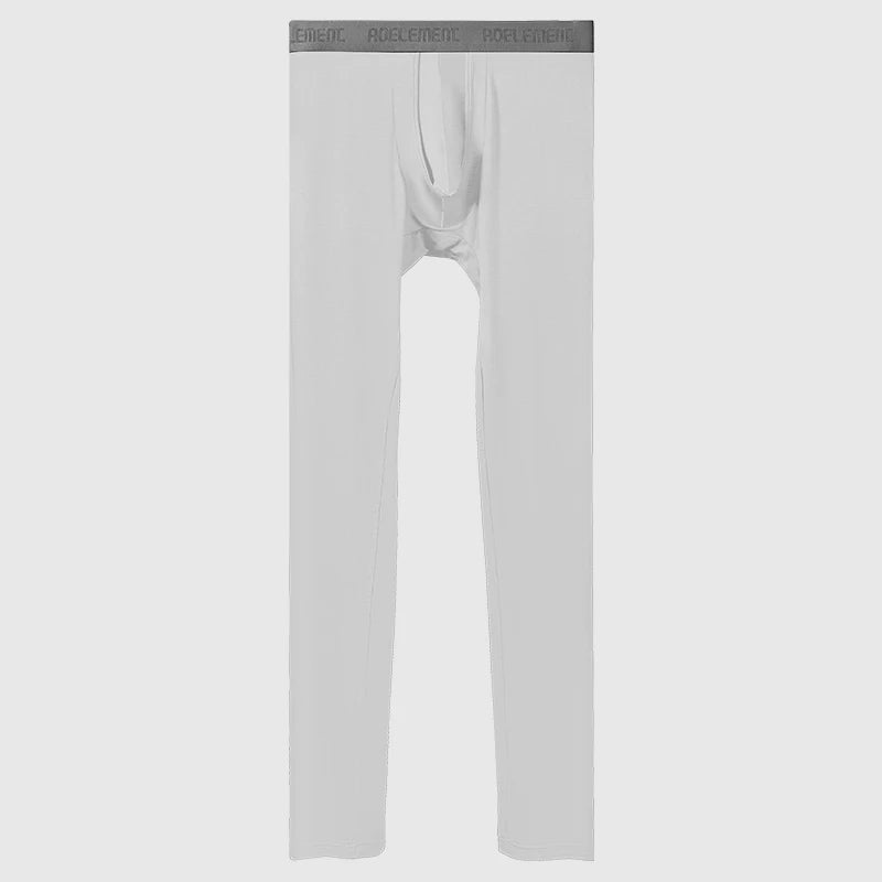 Men's Thermal Base Layer Pants with Support Pouch