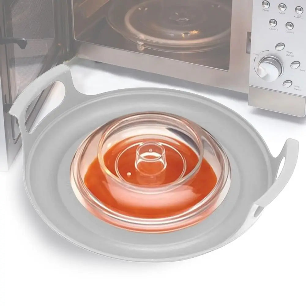 Microwave Plate Tray with Handles