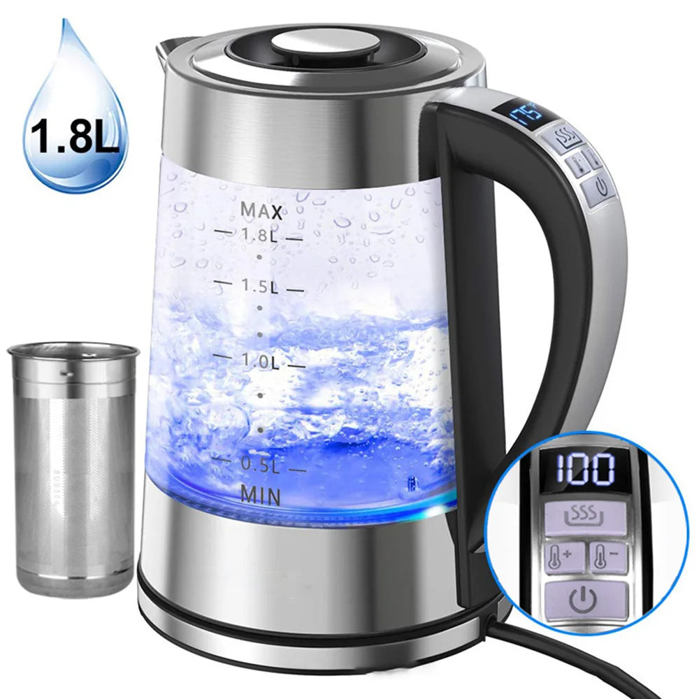 1.8L Portable Electric Kettle Teapot 1800W 220V