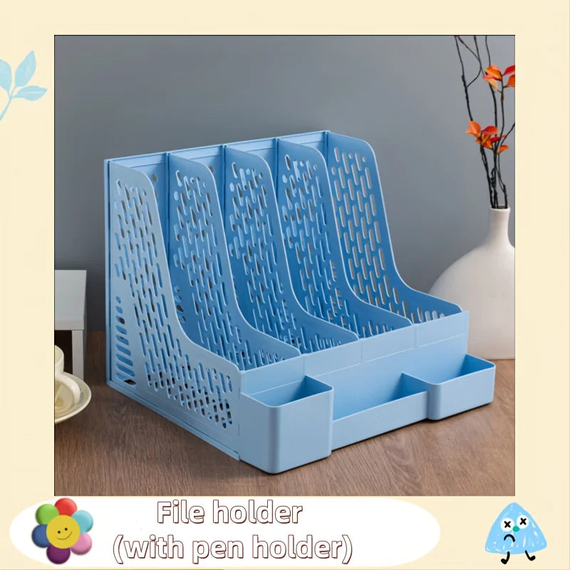 Multi-Layer A4 Desktop File Organizer