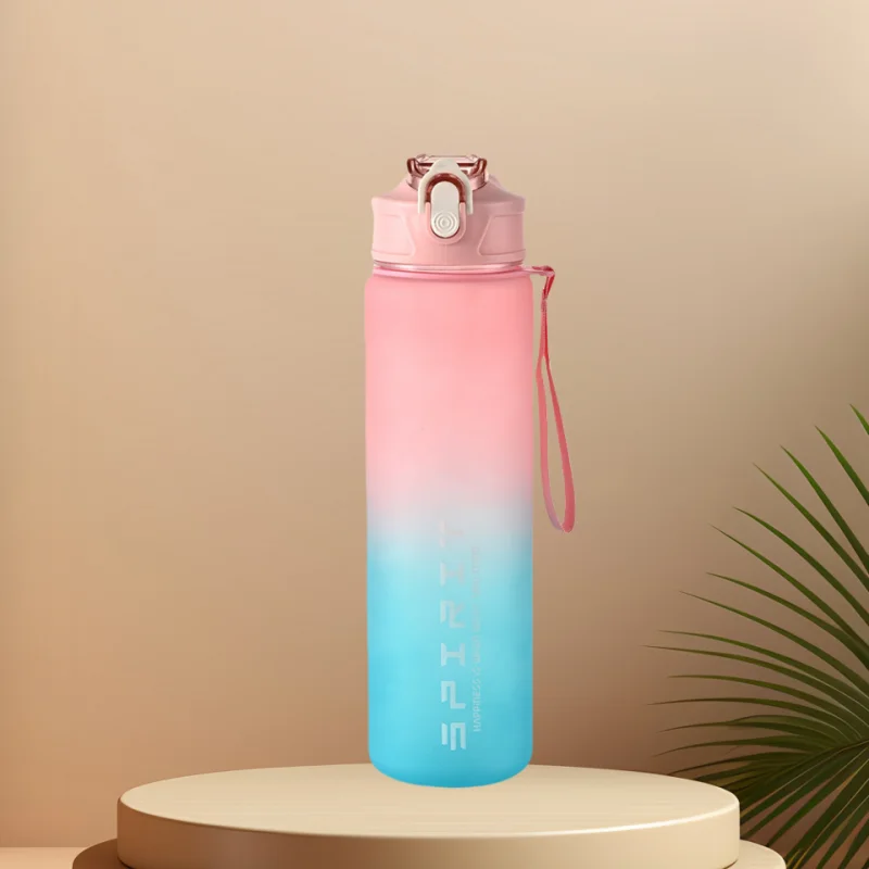 Sports Water Bottle with Time Marker