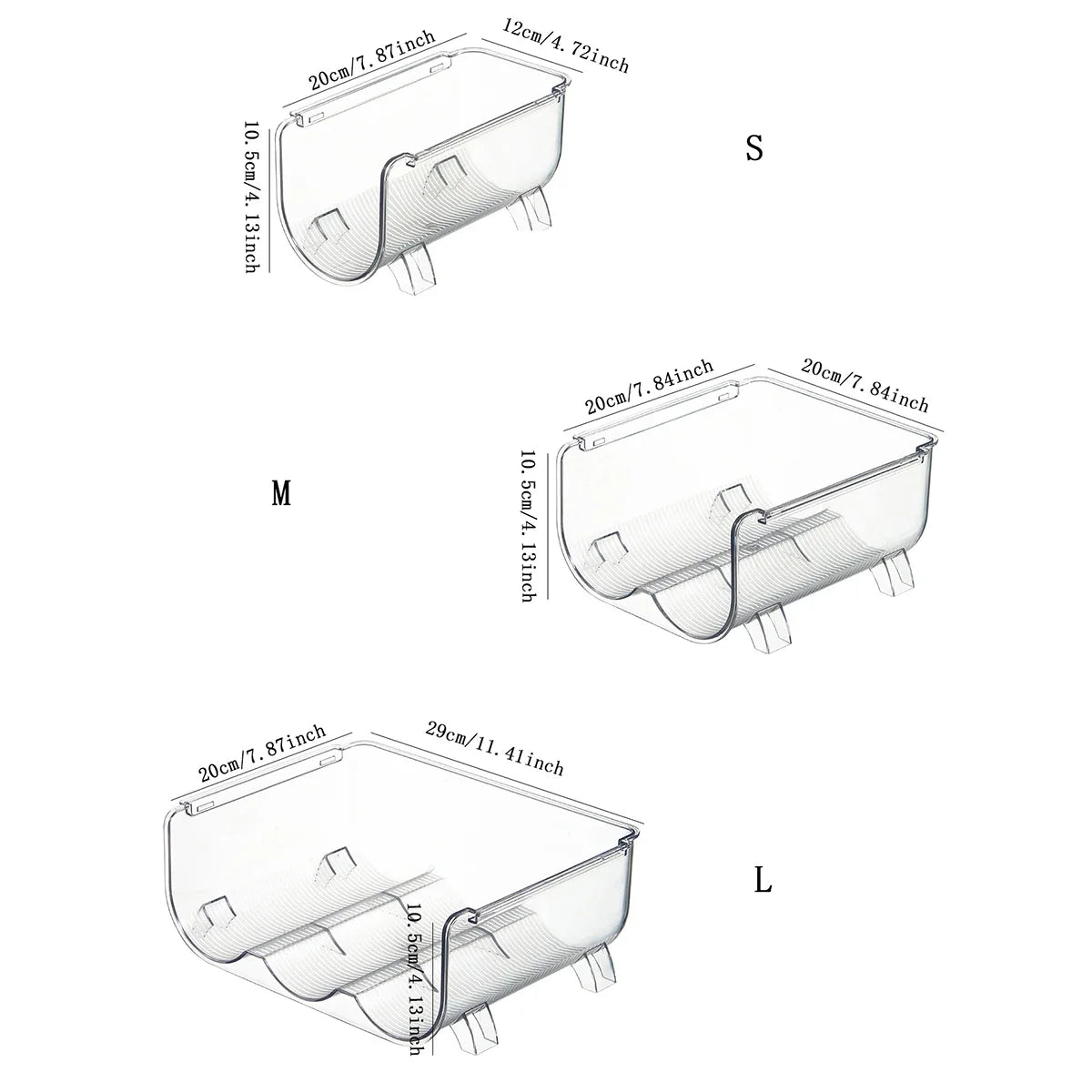 Stackable Transparent Bottle & Mug Storage Rack
