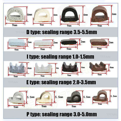 Self-Adhesive EPDM Door & Window Weather Seal Strip