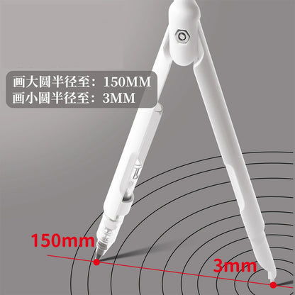 Professional Metal Drawing Compass for Geometry & Technical Drafting