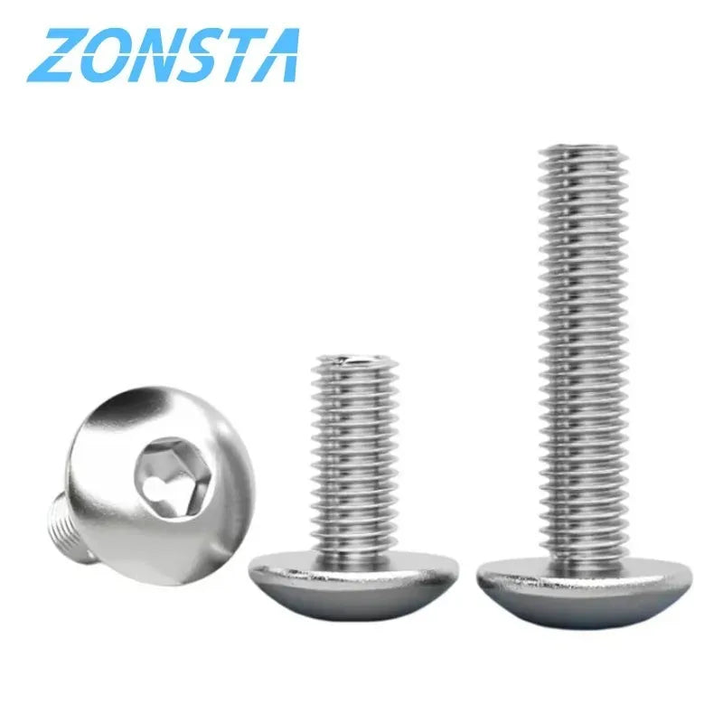 304 Stainless Steel Hex Socket Button Head Screws