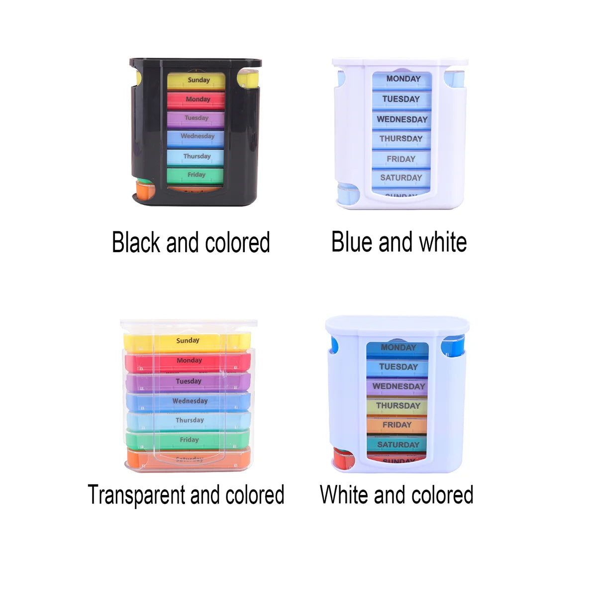 7-Day Weekly Pill Organiser Box