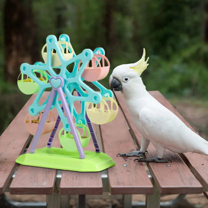 Interactive Bird Ferris Wheel Feeder Toy