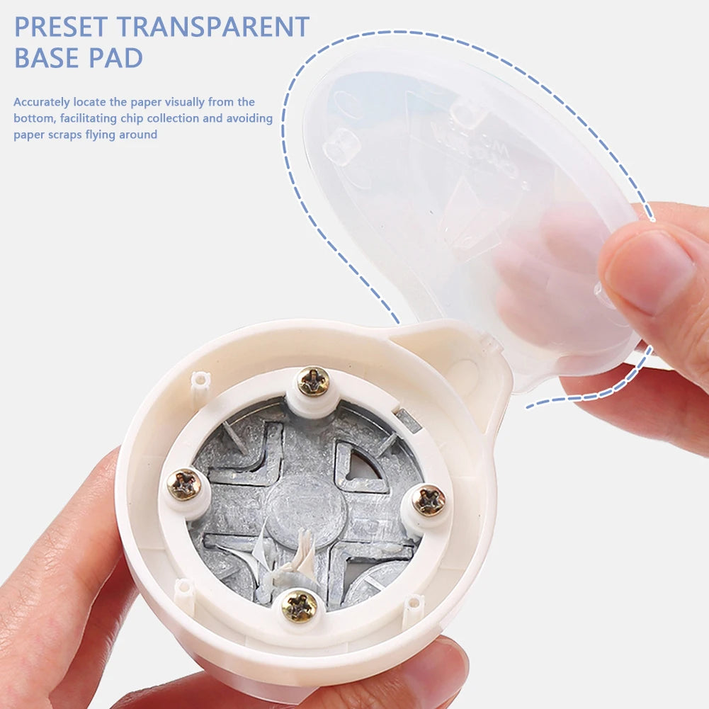 Portable Multi-Radius Corner Rounder Punch for Scrapbooking & DIY