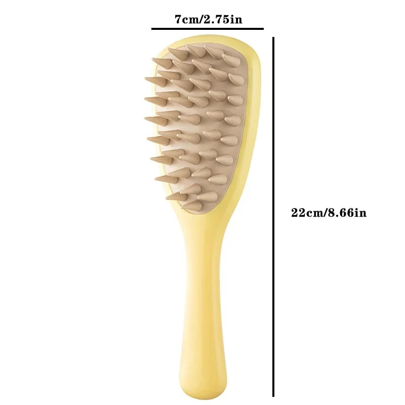 Long Handle Silicone Scalp Massage Shampoo Brush