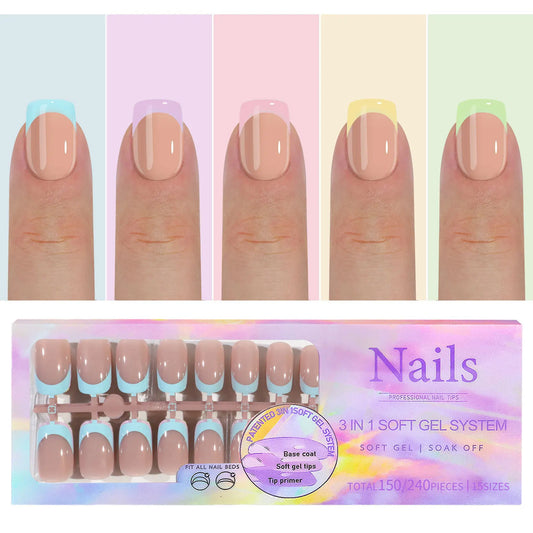 French Press On Nail Tips Set