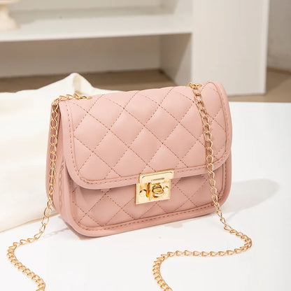 Quilted Chain Crossbody Bag