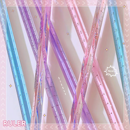 Aesthetic Straight Drawing Ruler