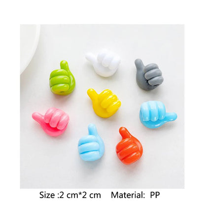 Thumb Silicone Cable Organizer Clips Set