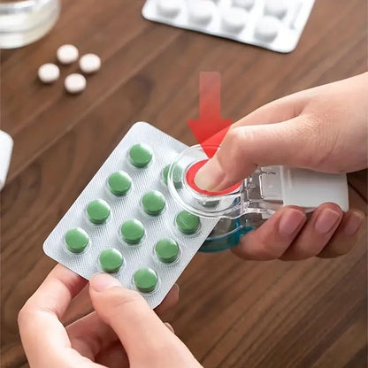 Portable Pill Dispenser & Tablet Splitter