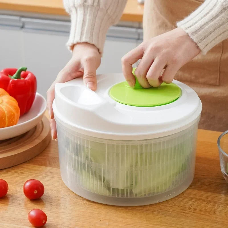 Manual Salad Spinner & Vegetable Dryer