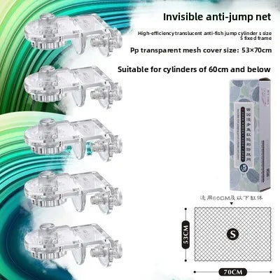 Aquarium Anti-Jump Mesh Lid