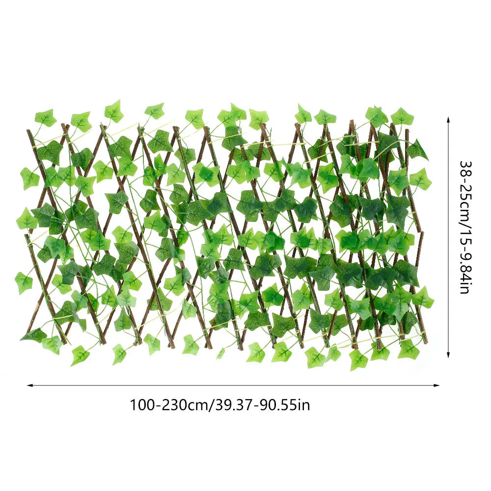 Expandable Artificial Ivy Privacy Fence