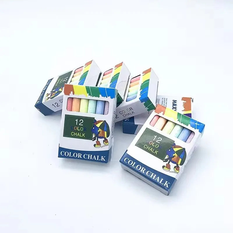 Dustless Coloured Chalk Set