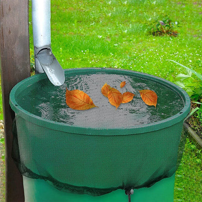 Rain Barrel Filter Mesh Cover with Drawstring