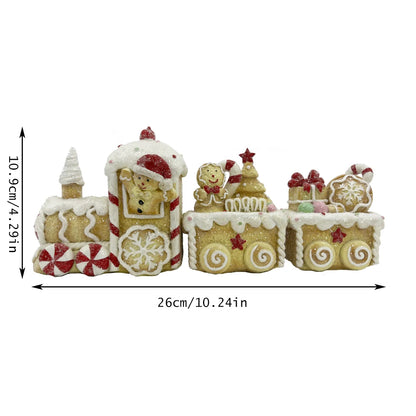 Gingerbread Christmas Train Ornament