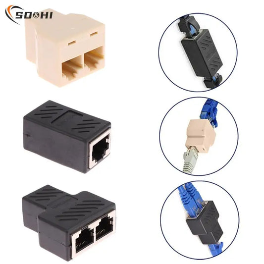 RJ45 Ethernet Network Coupler Adapter