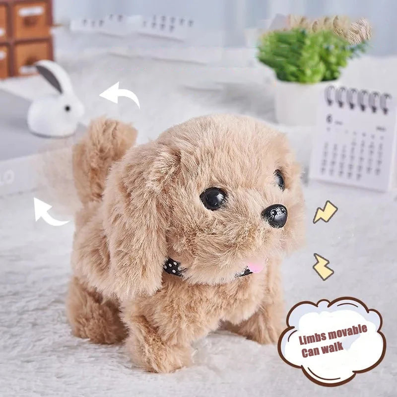 Electronic Walking Plush Puppy Toy