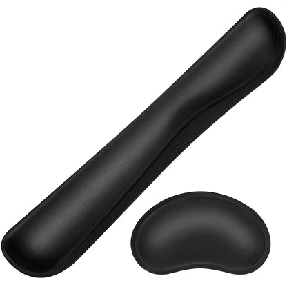 Ergonomic Keyboard & Mouse Wrist Rest Set
