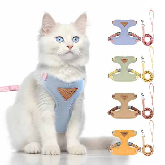 Escape Proof Cat Harness with Leash