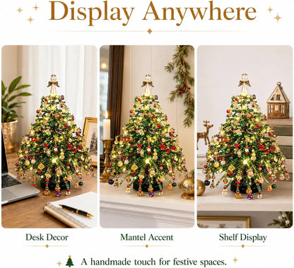 DIY Crystal-Style Beaded Christmas Tree Kit