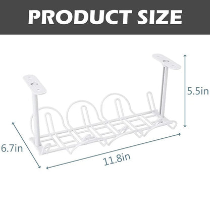 Under Desk Cable Management Tray