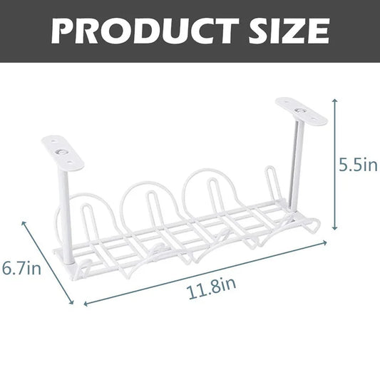 Under Desk Cable Management Tray