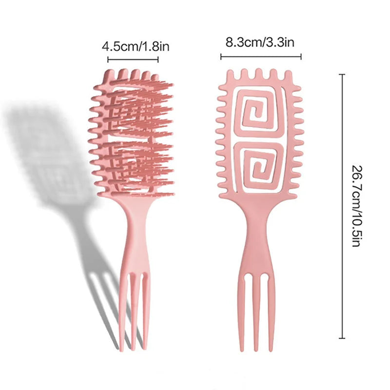 Curly Hair Detangling Brush with Scalp Massage