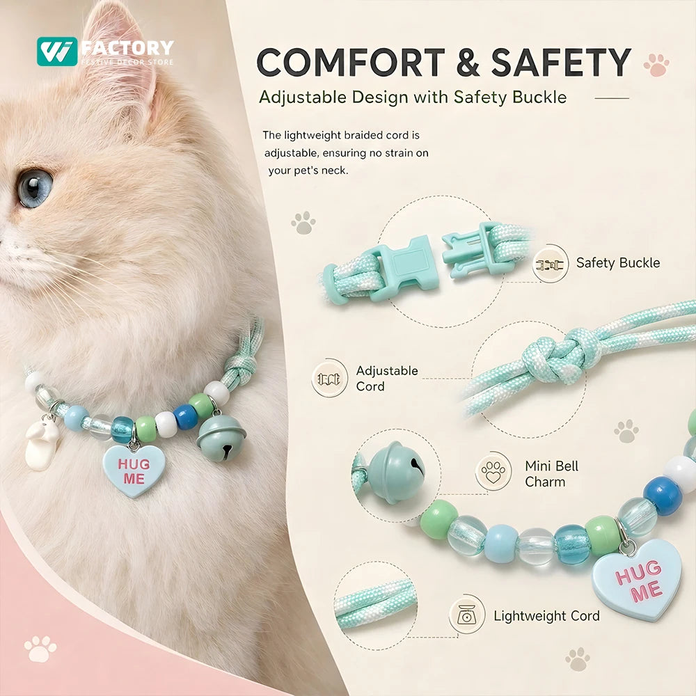 Beaded Pet Necklace Collar
