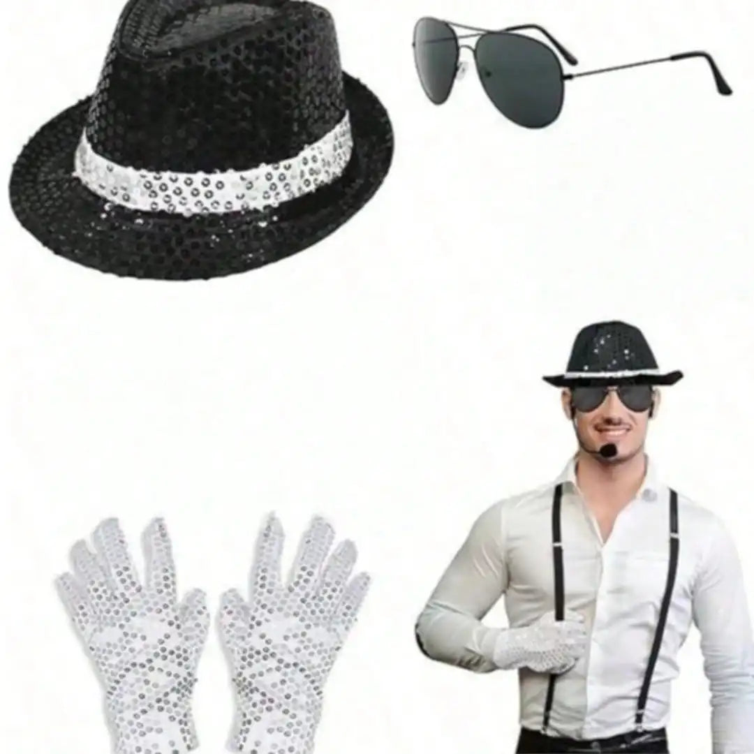Michael Jackson Inspired Costume Accessories Set