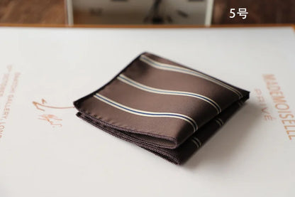 Korean Retro Geometric Pocket Square