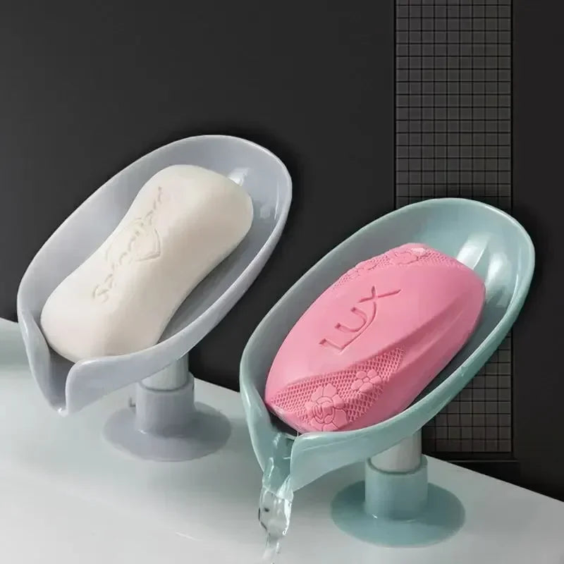1Pc Drain Soap Holder Leaf Shape