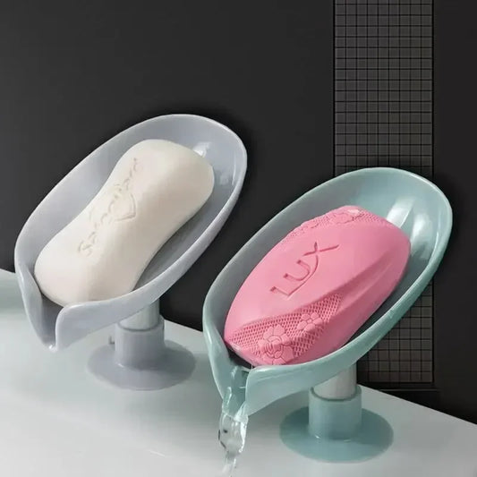 1Pc Drain Soap Holder Leaf Shape