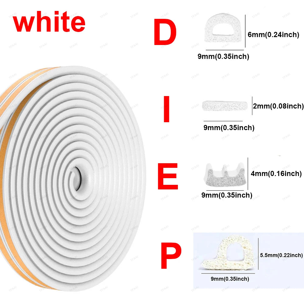 Self-Adhesive EPDM Door & Window Weather Seal Strip