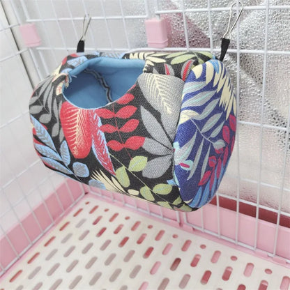 Hamster Hanging House & Soft Cotton Hammock for Small Animals