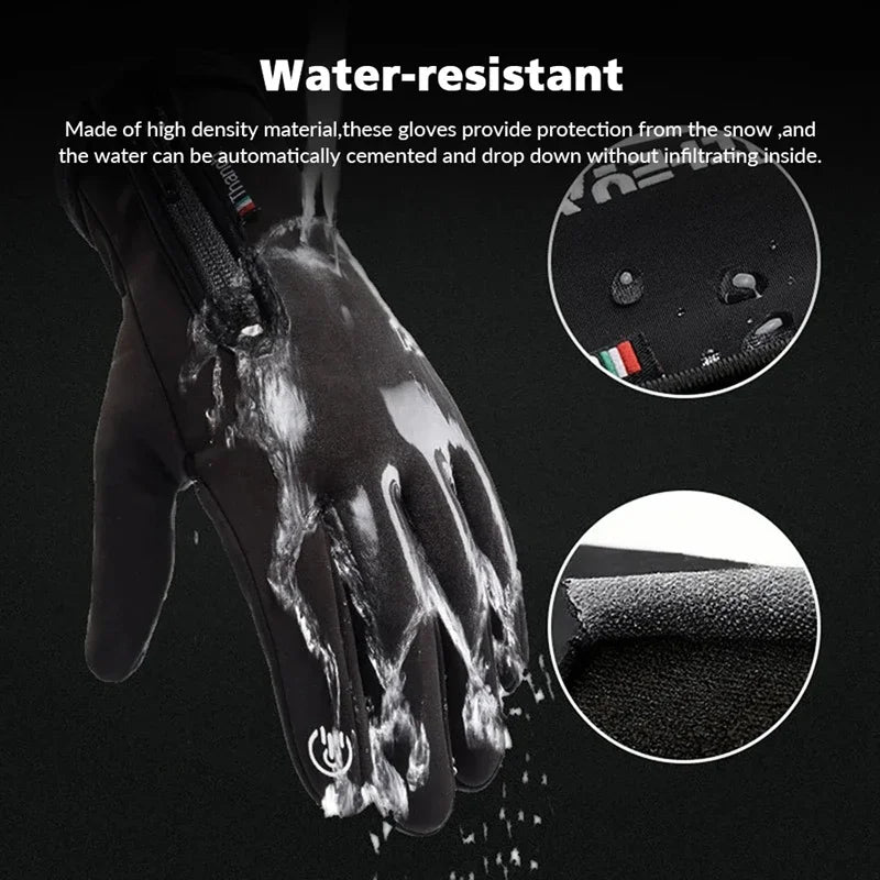 Waterproof Thermal Touchscreen Winter Gloves