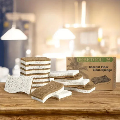 Natural Cellulose & Coconut Kitchen Sponges