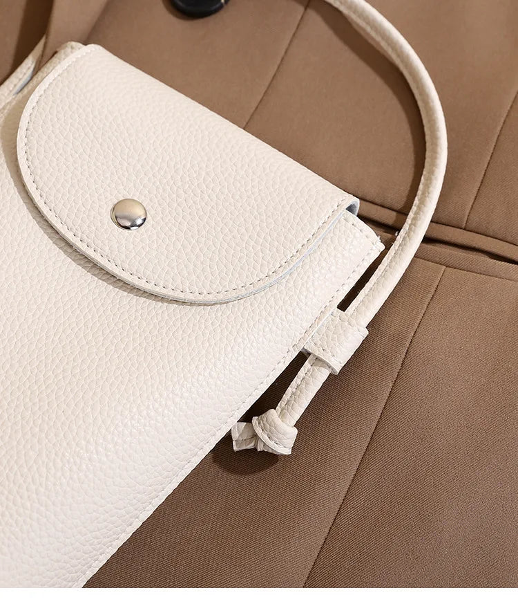 PU Leather Flap Crossbody Phone Bag